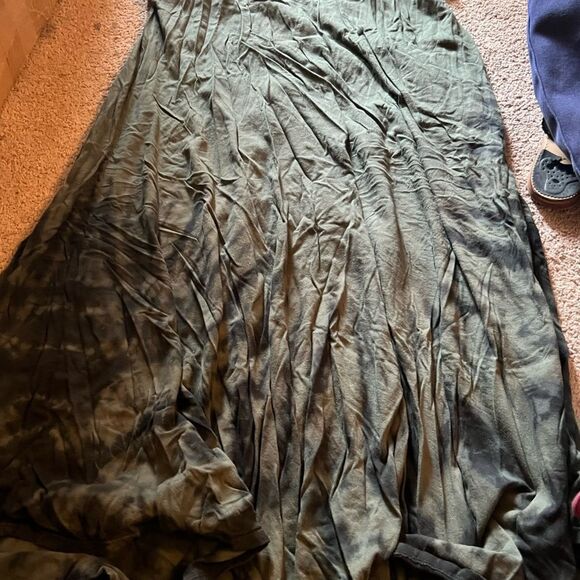 We the free to the max xs green & black maxi dress - Picture 7 of 12